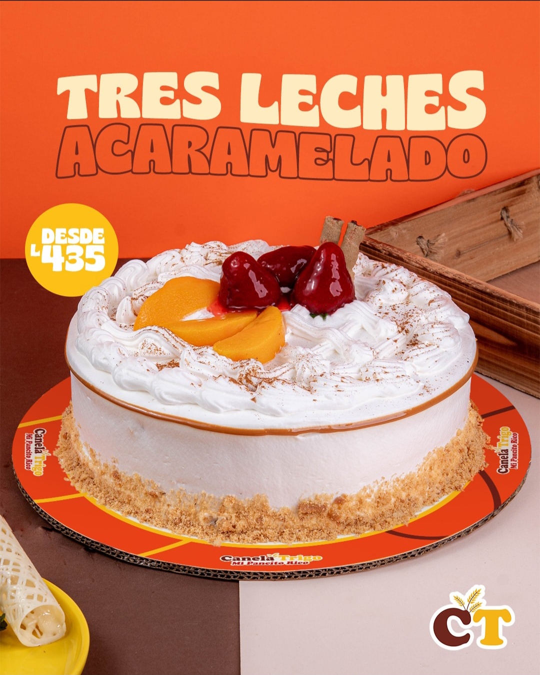 TRES LECHES ACARAMELADO